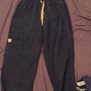 Navy blue wonder wink scrub pants